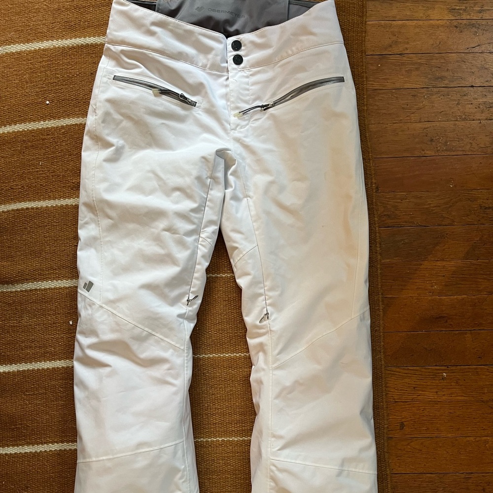 Obermeyer Women’s ski snow pants size 2 white